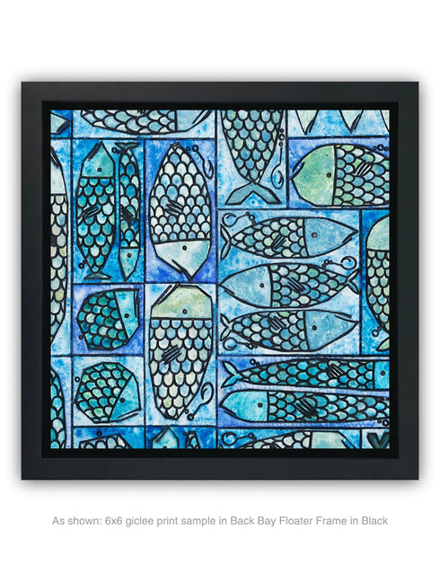 Sardine Tackle Box | Framed Giclee Print on Canvas